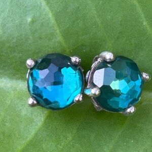 Ippolita Rock candy deep blue stone mini stud posted earrings